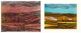 Mine Shaft, original woodblock by Cecil Skotnes, carved and incised woodblock with accompanying colour woodcut, sold Nov 2015