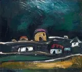 Pranas Domšaitis, Karoo at Night