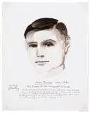 Marlene Dumas, Alan Turing, lithograph