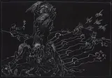 Nudes and Birds by Walter Battiss, pen and ink, sold Nov 2015