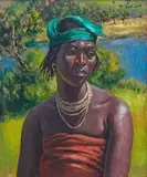 Neville Lewis, Pondo Woman, oil on canvas