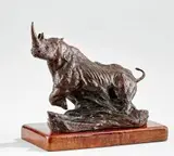 Dylan Lewis, Charging Rhino, maquette