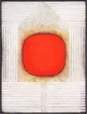 Douglas Portway, Abstract Composition with Orange Form