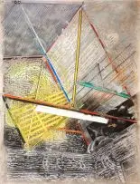 Karel Nel, Rods Alpha to Omega, sprayed pigment and pastel