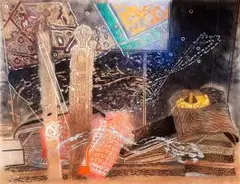Karel Nel, The Lambent Territory, sprayed pigment and pastel