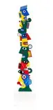 Totem I by Norman Catherine, carved and painted wood, sold Nov 2015