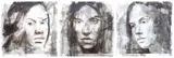 Lionel Smit, Portraits, triptych
