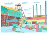 New Comet G.M.Coy by Walter Battiss, colour screenprint, sold Apr 2015