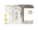 A Study of Bearden by Sam Nhlengethwa, colour lithograph, sold Apr 2015