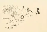 Rock Art by Walter Battiss, ink, sold Apr 2015