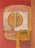 Ernst de Jong, Untitled, No 94, mixed media on board