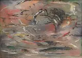 Cecil Higgs, Abstract, oil on canvas