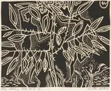 Boys Collecting Wild Fruits by Walter Battiss, linocut, sold Apr 2015