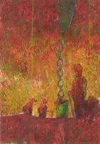 Lionel Abrams, The Chain, oil on canvas
