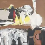 Sidney Goldblatt, Abstract with Yellow