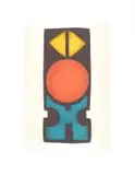 Hannes Harrs, African Totem, colour screenprint
