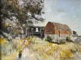 Farm House by Errol Boyley, oil on board, offered Apr 2015