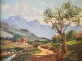 Gabriel de Jongh, Path Alongside a River