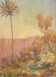 View of Table Mountain by Edward Roworth, oil on board, sold Apr 2015