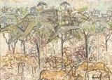 Gordon Vorster, Antelope under Acacia Trees