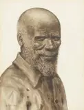 Gerard Bhengu, Portrait of a Smiling Man