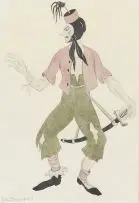 John Dronsfield, Pirate, watercolour