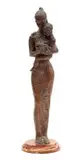 Hennie Potgieter, Mother and Child, bronze, mounted on a marble base
