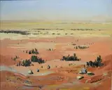 Walter Westbrook, Namibian Landscape, oil on canvas