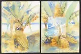 Ulrich Schwanecke, Banana Trees, Diptych