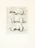 Henry Moore, Three Reclining Figures, colour lithograph