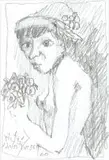 Pieter van der Westhuizen, Nude with Flowers