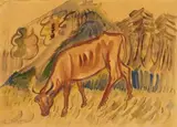 Reginald Turvey, Grazing Cow