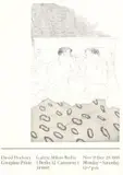 David Hockney, David Hockney Complete Prints, Galerie Mikro, Berlin, offset lithographic poster