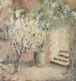 Taffy (Matthew) Whippman, Garden Doorway, oil on artist's board