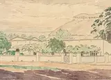 Graaff-Reinet by Jacobus Hendrik Pierneef, watercolour, sold Jun 2015