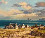 Gansbaai (Bay of Hermanus) C.P. by Otto Klar, oil on board, sold Jun 2015