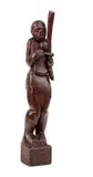 Ernest Mancoba, Musician, carved teak