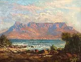 Tinus de Jongh, Table Bay, oil on canvas