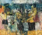 Gordon Vorster, Reed Pool with Birds in Flight