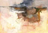 Fred Schimmel, Abstract #1082, oil on board