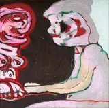 Oedipus and the Sphinx by Robert Hodgins, oil on board, sold Jun 2015