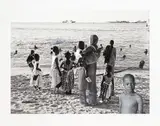 Beach Day by Sam Nhlengethwa in collaboration with Zwelethu Mthethwa, collage, offered Jun 2015