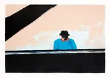 Ode to Thelonius Monk by Sam Nhlengethwa, colour lithograph, sold Jun 2015