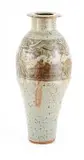 Ian Glenny, Large Standing Vessel, hand-painted and glazed ceramic