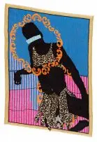 Athi-Patra Ruga, The Brute, hand-woven tapestry