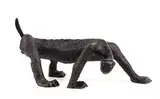 Sydney Kumalo, Stalking Leopard, bronze with a dark brown patina