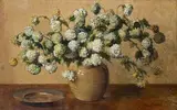 Frans Oerder, Still Life with Snowballs, oil on canvas