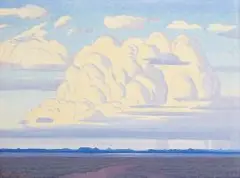 Jacobus Hendrik Pierneef, Die Wolk, Naby Winburg, O.V.S., oil on canvas