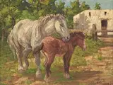 Allerley Glossop, Mare and Foal