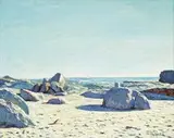 Walter Meyer, Glen Beach, oil on canvas